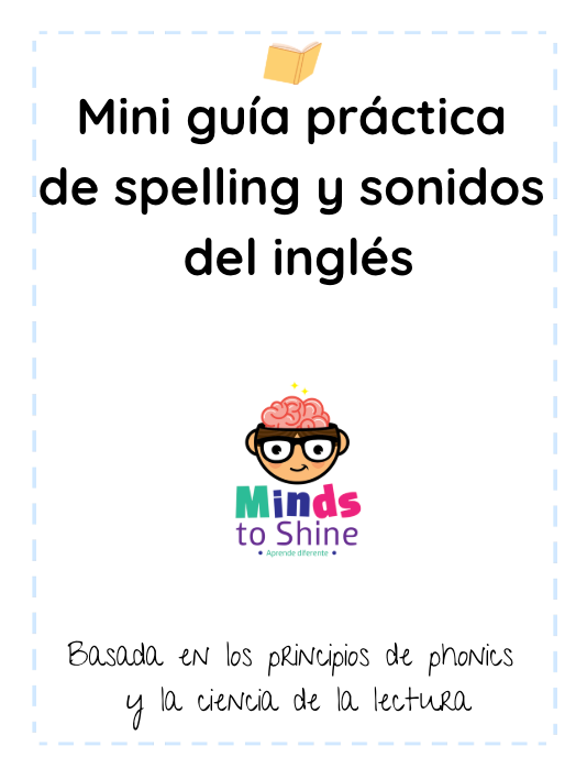 Guía de sonidos y spelling en inglés